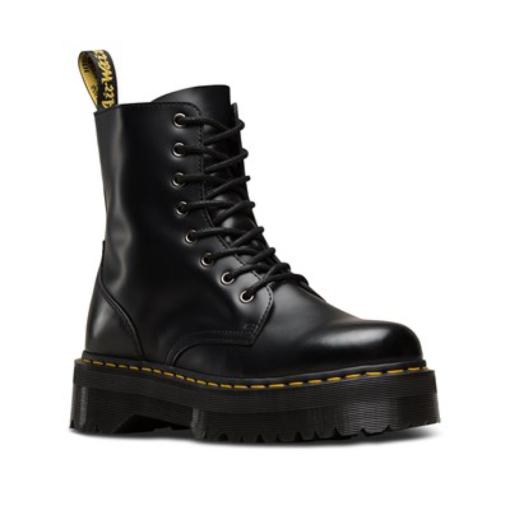 Dr. Martens - Unisex-Adult Jadon Lace Low Boot, Size 8 Us Womens, Color Black.